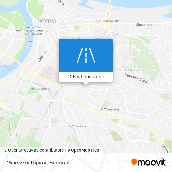 Максима Горког mapa