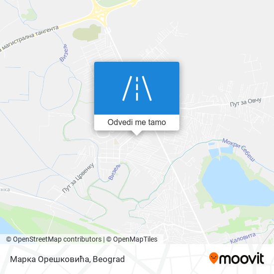 Марка Орешковића mapa