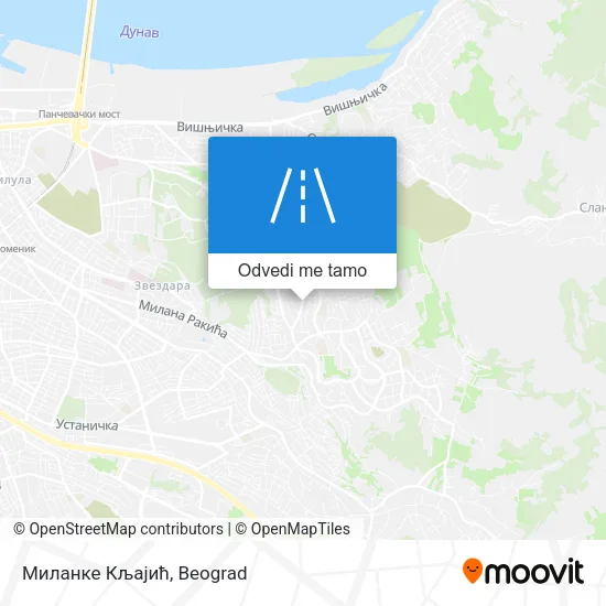 Миланке Кљајић mapa