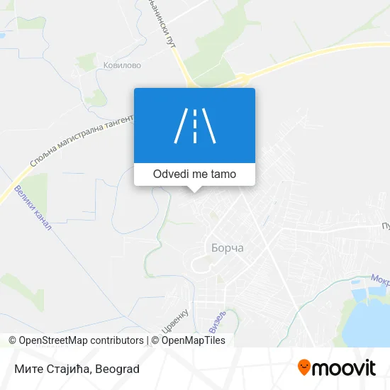 Мите Стајића mapa