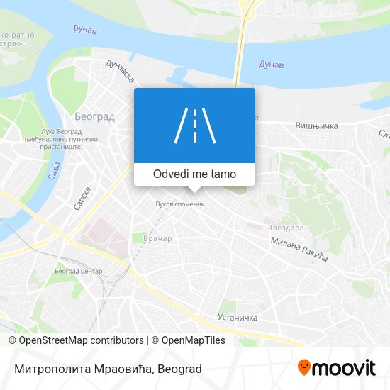 Митрополита Мраовића mapa