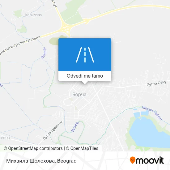 Михаила Шолохова mapa