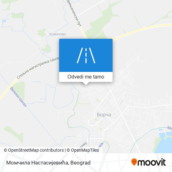 Момчила Настасијевића mapa