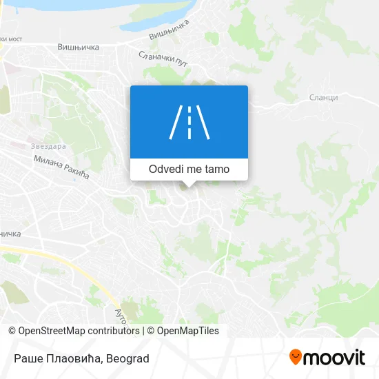 Раше Плаовића mapa