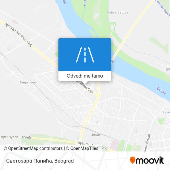 Светозара Папића mapa
