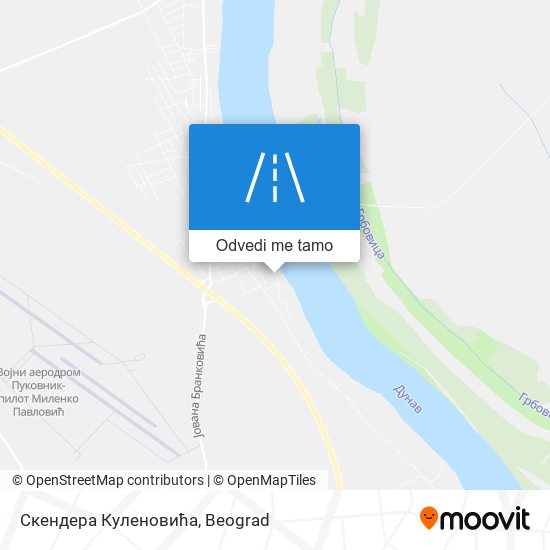 Скендера Куленовића mapa