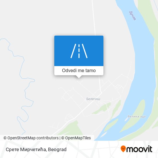 Срете Мирчетића mapa