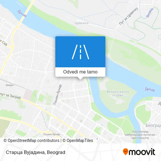 Старца Вујадина mapa