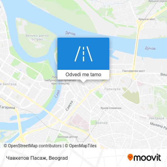 Чавкетов Пасаж mapa