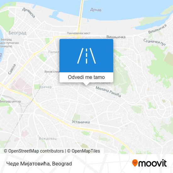 Чеде Мијатовића mapa