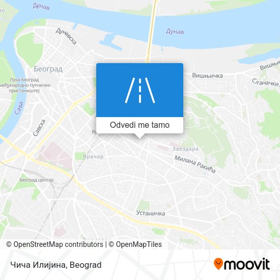 Чича Илијина mapa