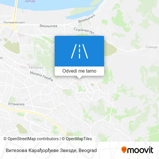 Витезова Карађорђеве Звезде mapa