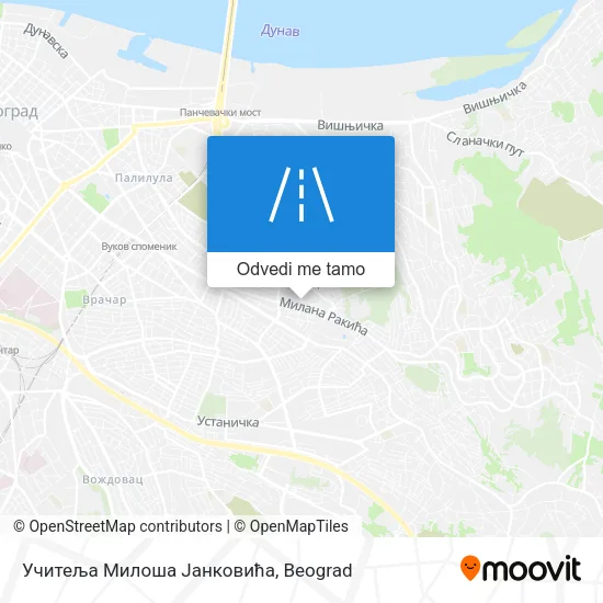 Учитеља Милоша Јанковића mapa