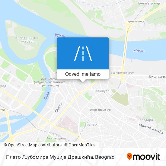 Плато Љубомира Муција Драшкића mapa