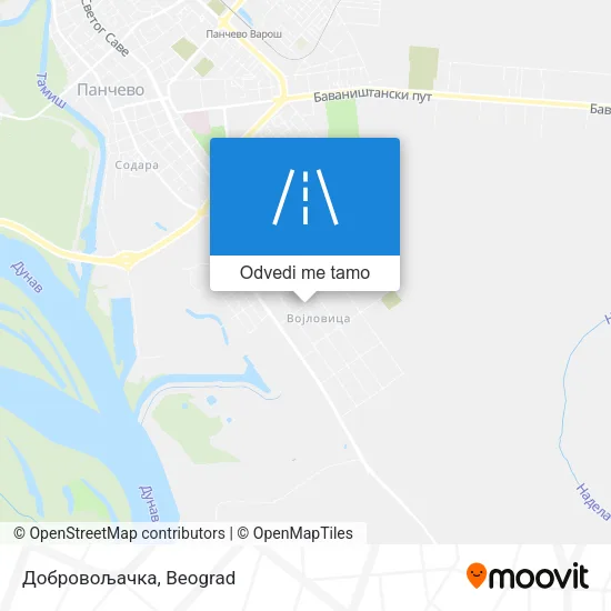 Добровољачка mapa