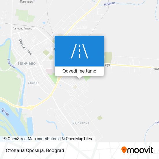 Стевана Сремца mapa