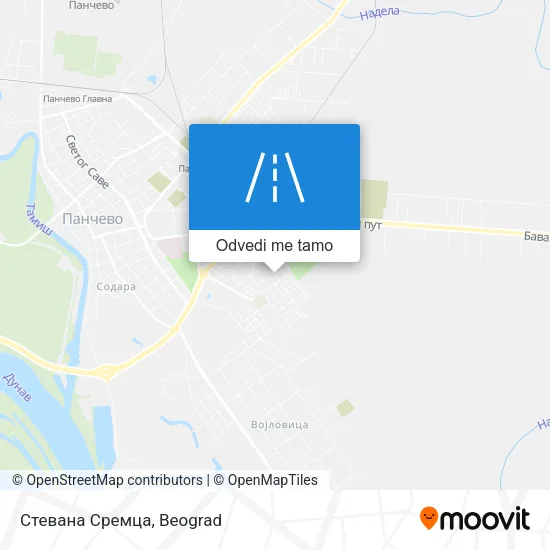 Стевана Сремца mapa
