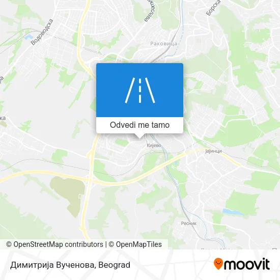 Димитрија Вученова mapa