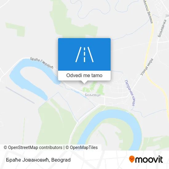 Браће Јовановић mapa
