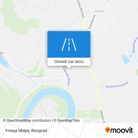 Улица Мира mapa