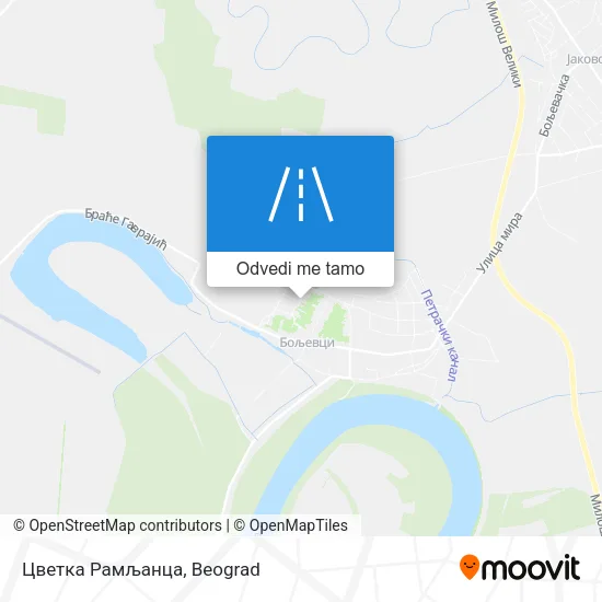 Цветка Рамљанца mapa