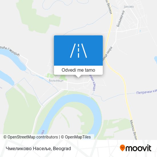 Чмеликово Насеље mapa