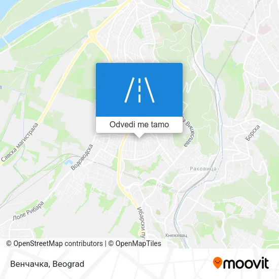 Венчачка mapa