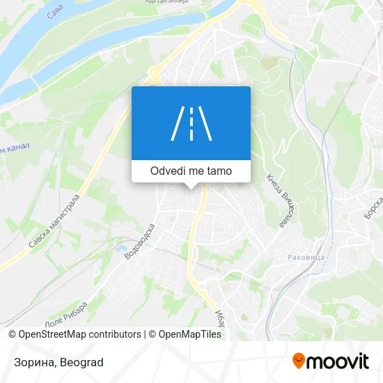Зорина mapa