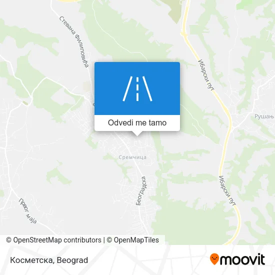 Косметска mapa