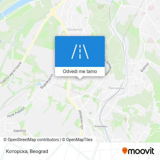 Которска mapa