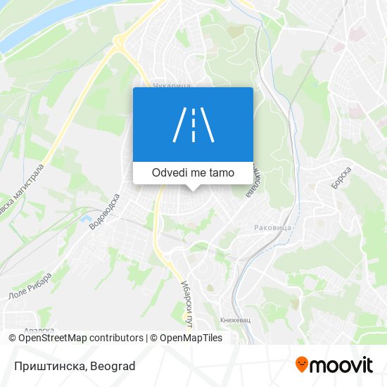 Приштинска mapa