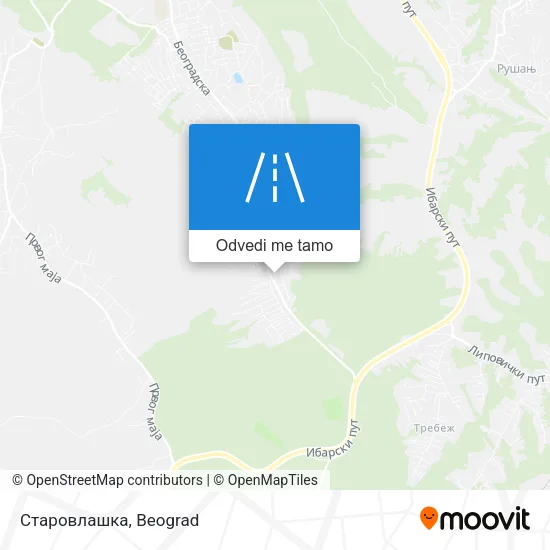 Старовлашка mapa