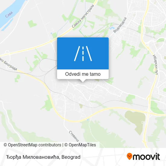 Ђорђа Миловановића mapa