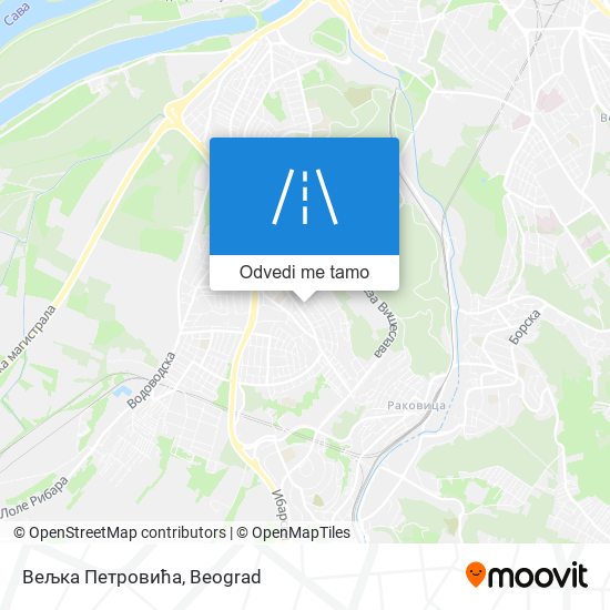 Вељка Петровића mapa