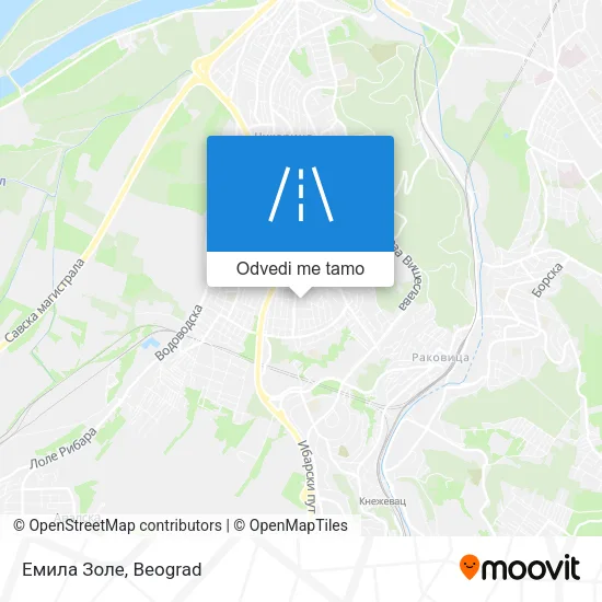 Емила Золе mapa