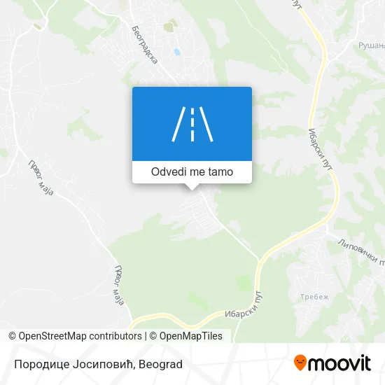 Породице Јосиповић mapa