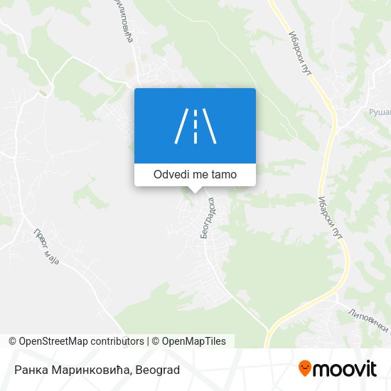Ранка Маринковића mapa