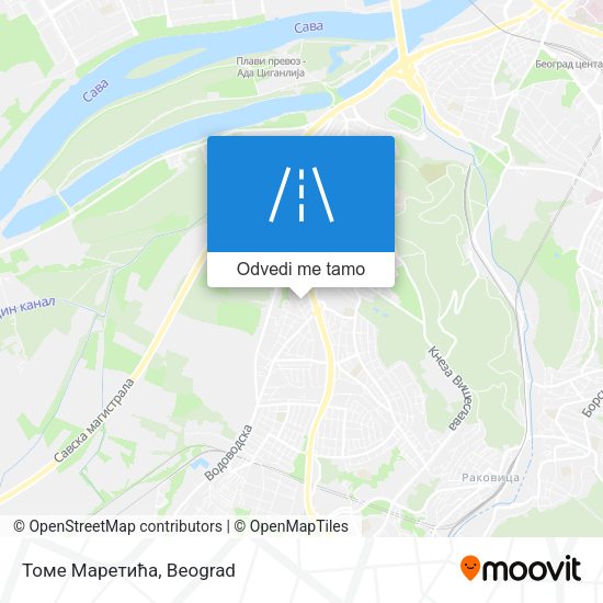 Томе Маретића mapa