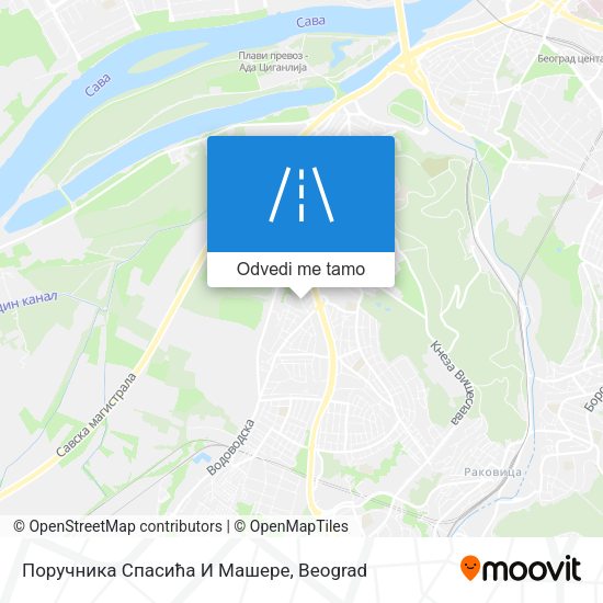 Поручника Спасића И Машере mapa