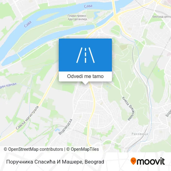 Поручника Спасића И Машере mapa
