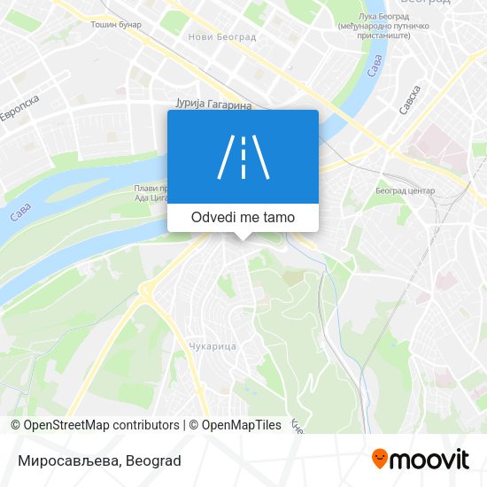 Миросављева mapa