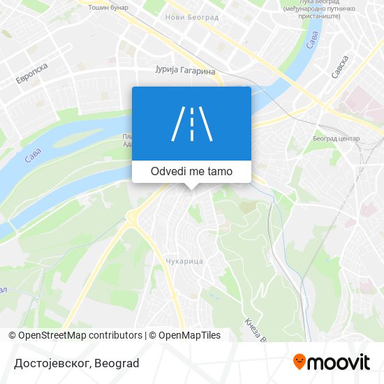 Достојевског mapa