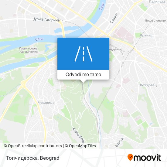 Топчидерска mapa