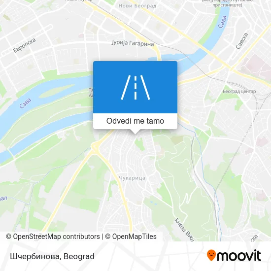 Шчербинова mapa