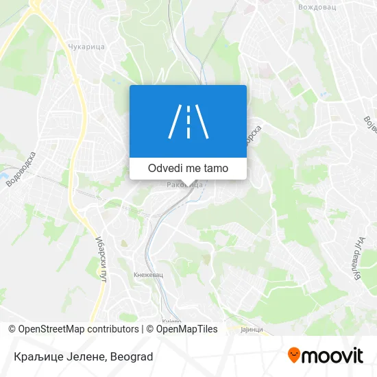 Краљице Јелене mapa