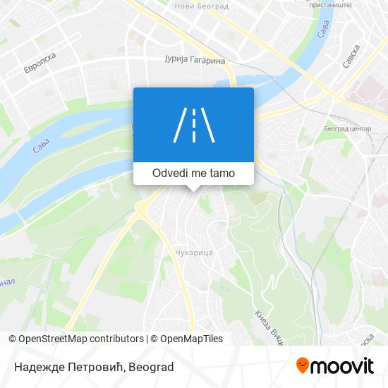 Надежде Петровић mapa