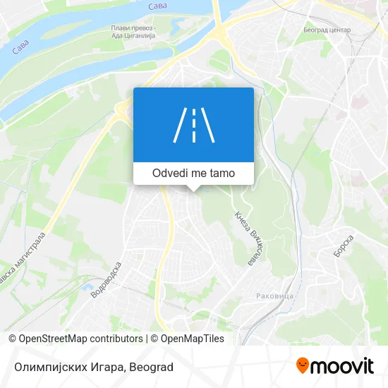 Олимпијских Игара mapa
