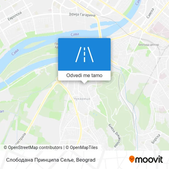 Слободана Принципа Сеље mapa