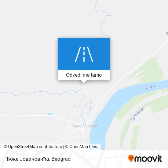 Ђоке Јовановића mapa