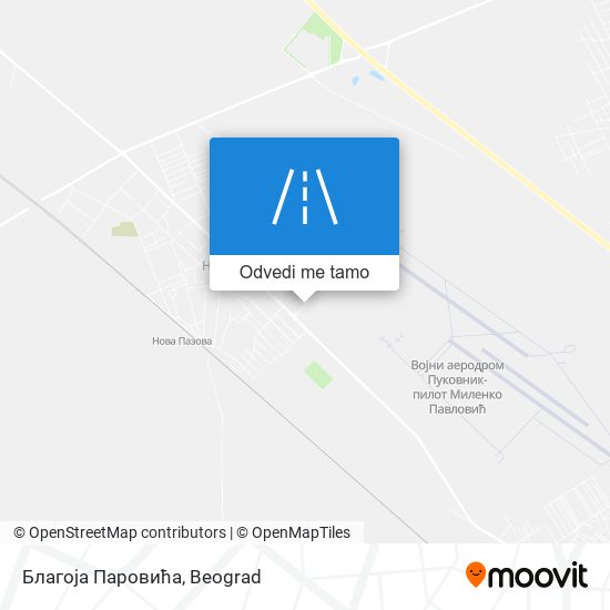 Благоја Паровића mapa